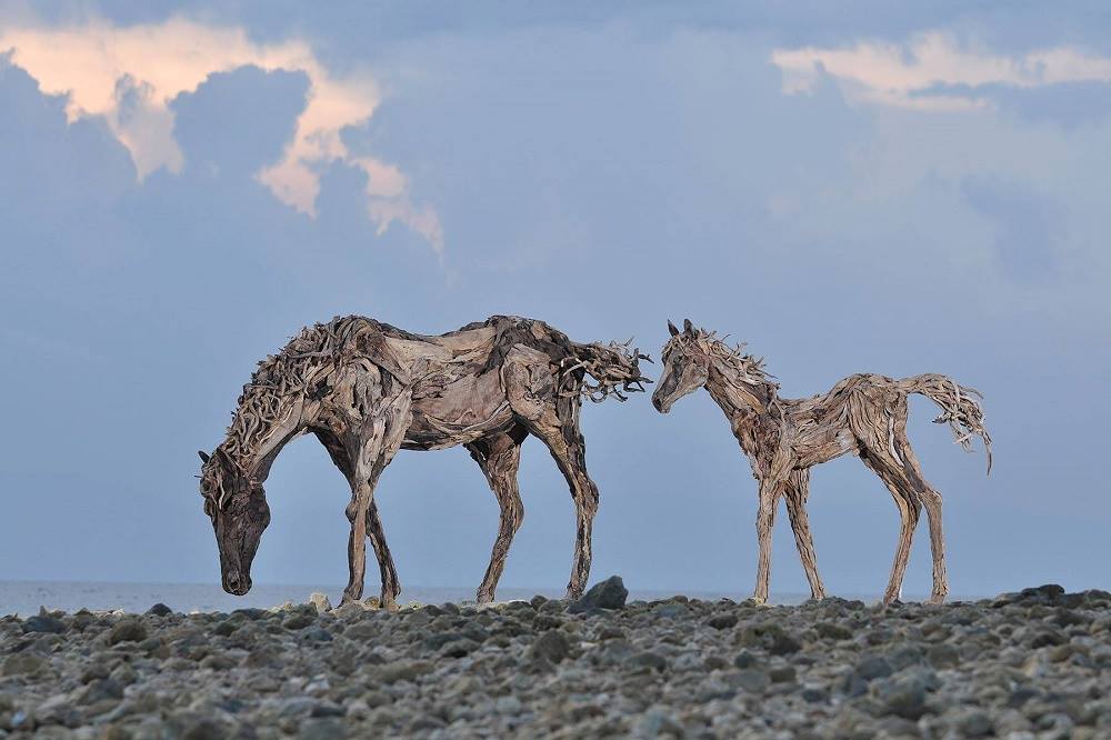 James Doran-Webb Driftwood - Horse Sculptor